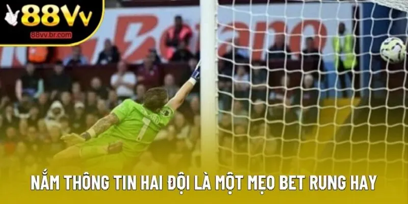 Nắm thông tin hai đội là một mẹo bet rung hay Nắm thông tin hai đội là một mẹo bet rung hay