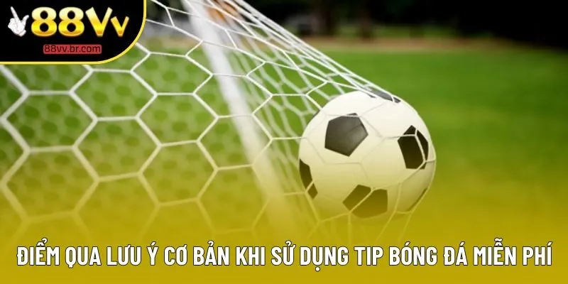 Điểm qua lưu ý cơ bản khi sử dụng tip bóng đá miễn phí Điểm qua lưu ý cơ bản khi sử dụng tip bóng đá miễn phí